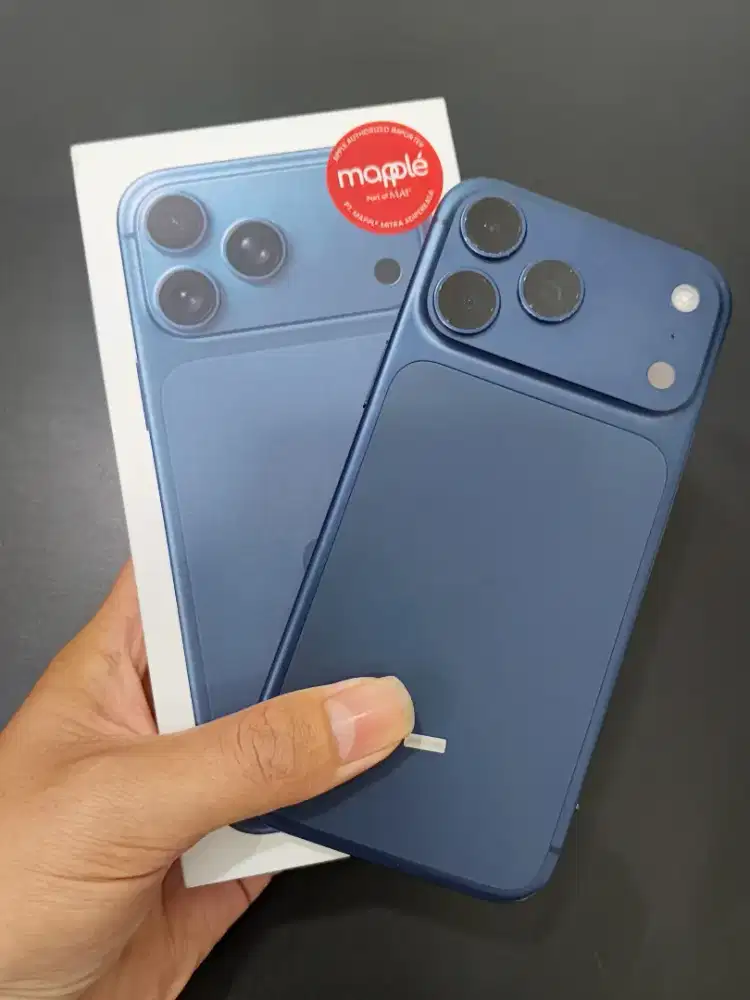 iPhone 17 Pro Max 256GB Deep Blue Second Resmi iBox