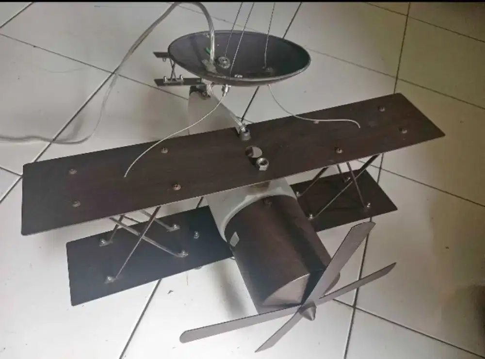 Jual lampu gantung air plane harga murah / hiasan kamar / nego