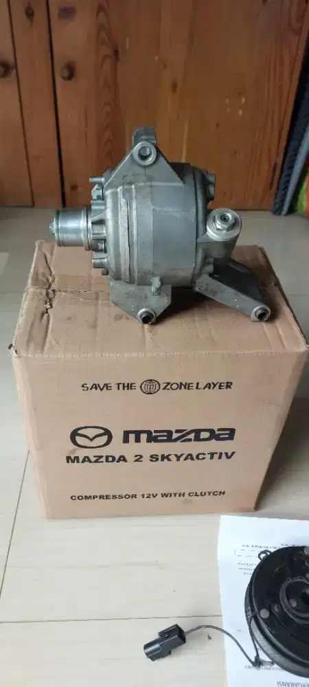Kompresor AC Mazda 2 Skyactiv Include Magetic Clutch Mesin Kompressor