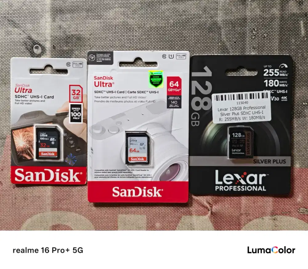 ssd sandisk + lexar segel ori