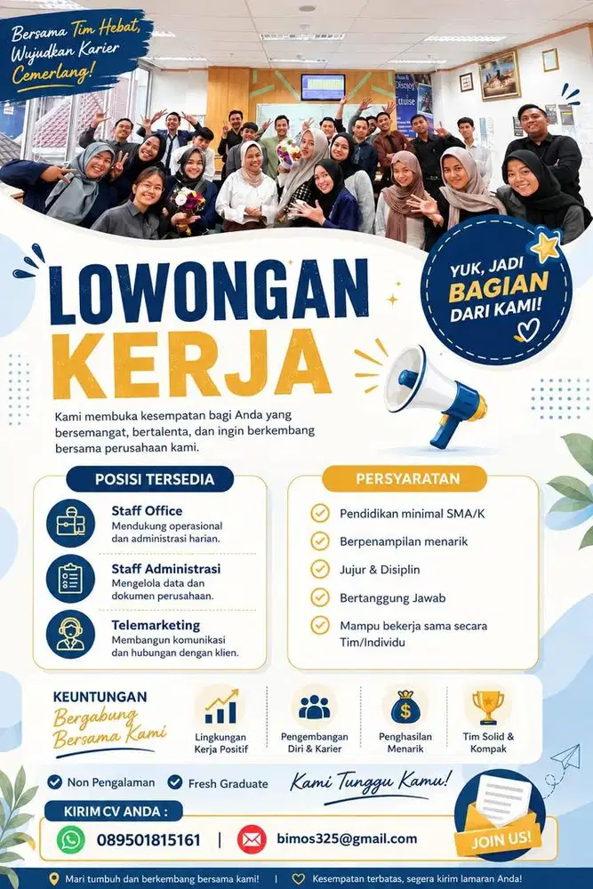 Di butuhkan segara