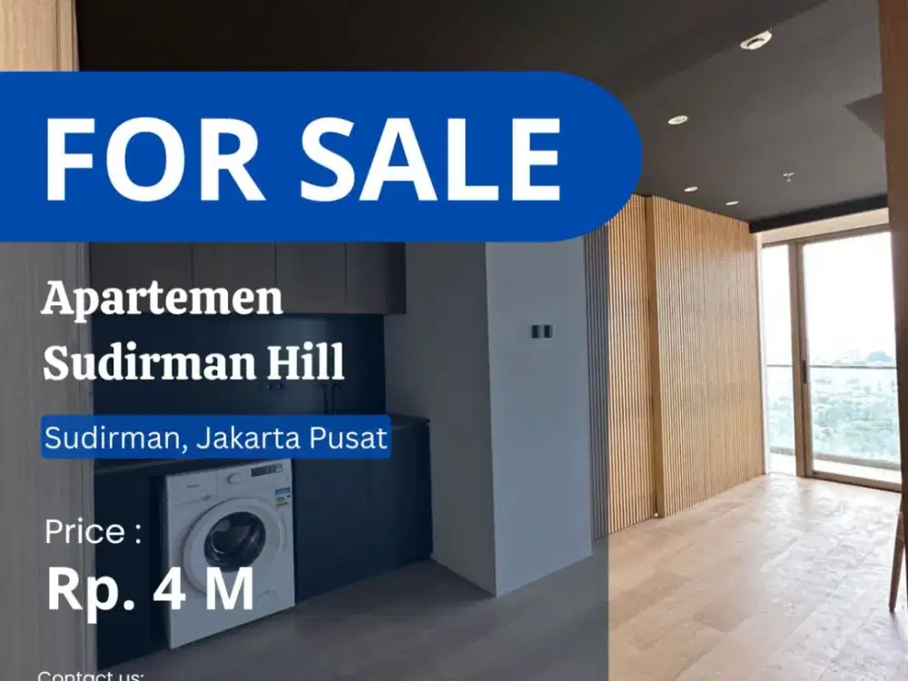 TURUN HARGA Sudirman Hill Apt. Best Unit Di Area SCBD Sudirman