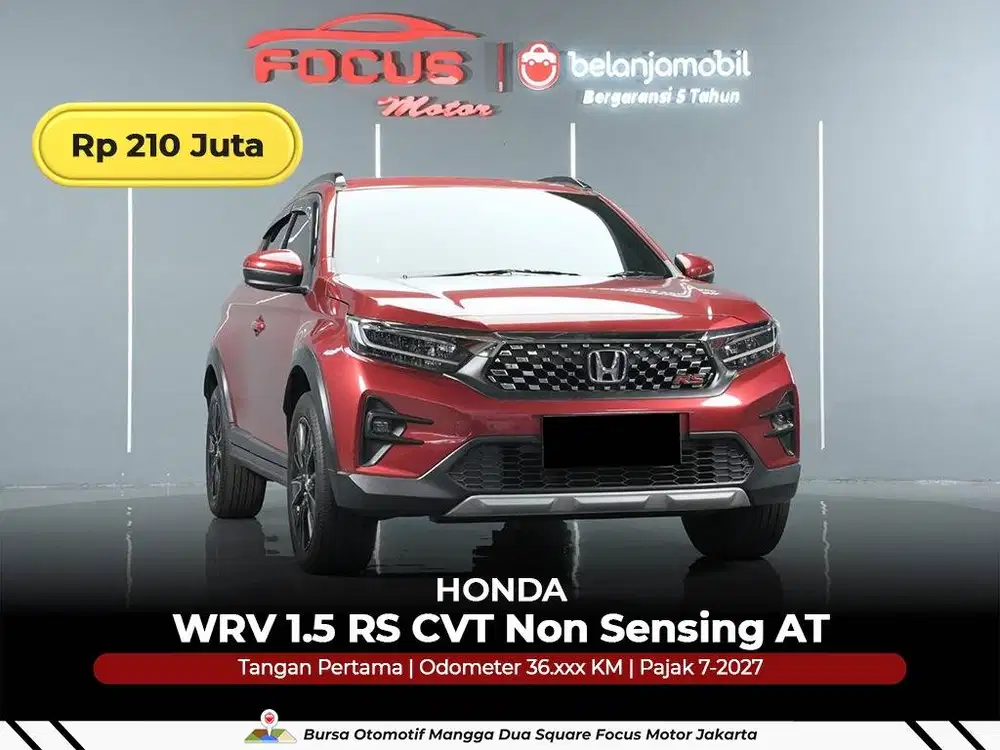 [ GARANSI 5THN ] Honda WR-V WRV WR V 1.5 RS Non Sensing 2022/2023/2024