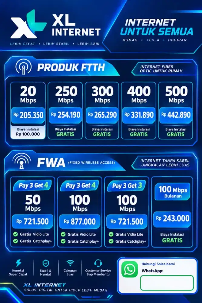 XL home solusi wifi anda