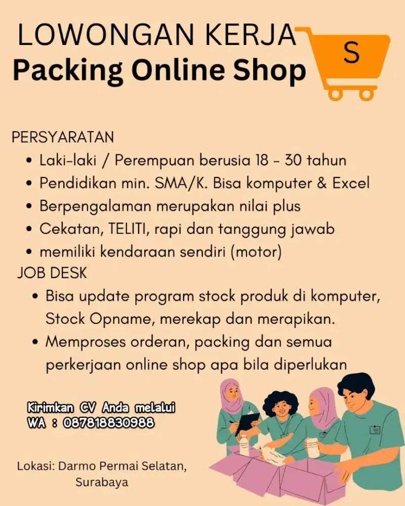 Packing Online Shop