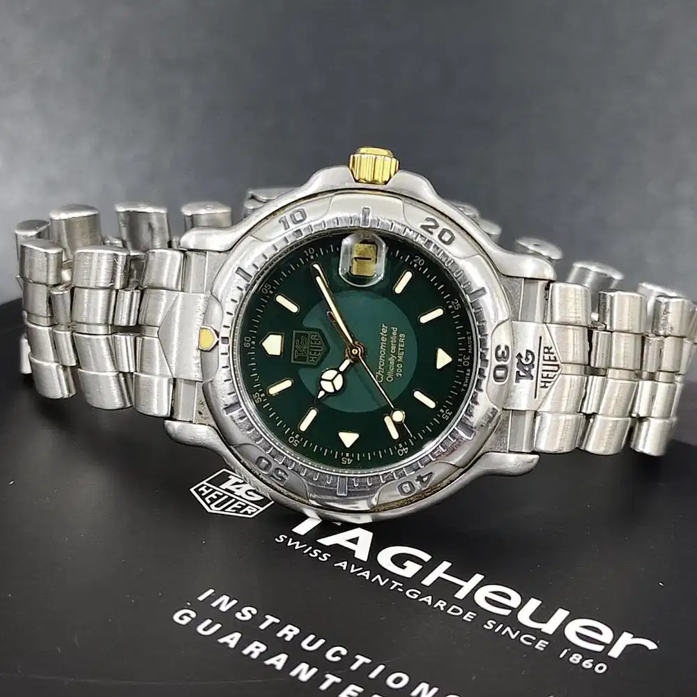 TAG Heuer Professional 6000 Japan edition Green Dial WH5253