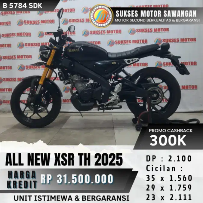 MULUS ISTIMEWA YAMAHA XSR 155 TH 2025 BISA CASH KREDIT UNIT BERGARANSI