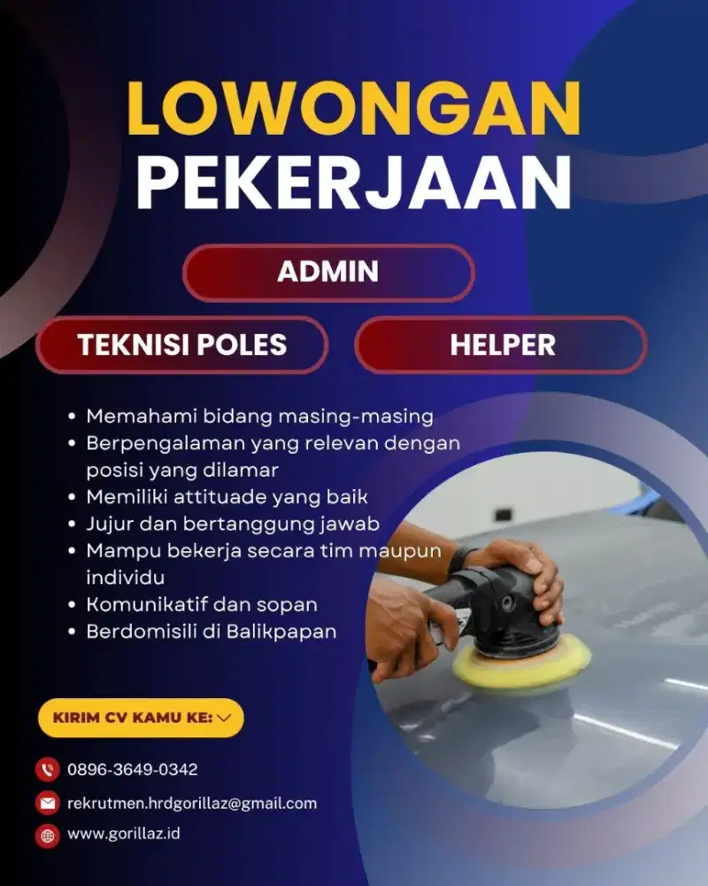 Karyawan autodetailing