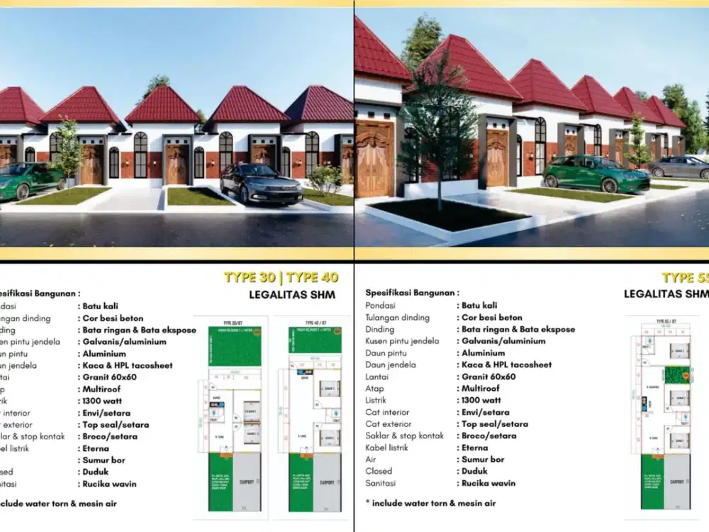 HUNIAN MODERN KLASIK HARGA 330 JUTAAN! NEGO, BISA CASH TEMPO 10X & KPR