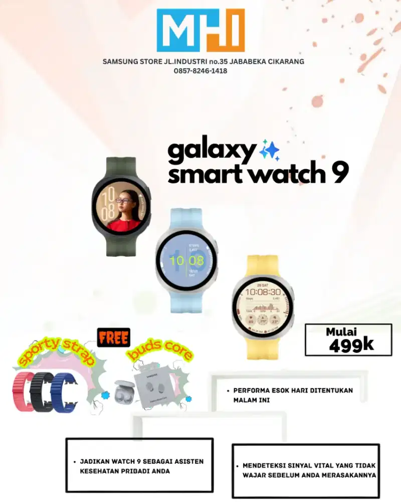 MAU PUNYA SMARTWATCH BARU DARI SAMSUNG, BISA DONG HARGA MULAI 499K