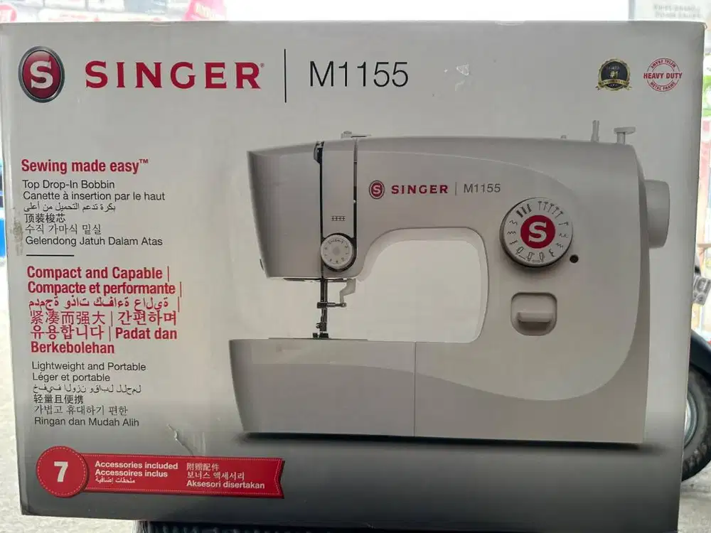 Mesin jahit portable multifungsi singer M1155