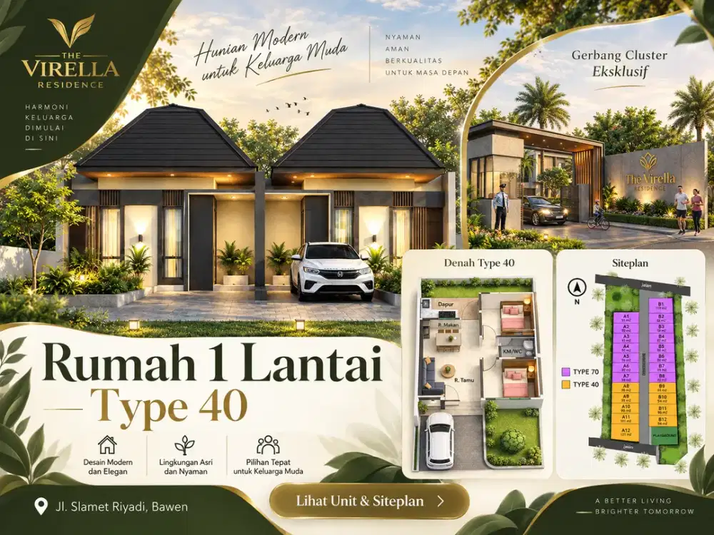 Dijual Rumah Murah Semarang Dalam Cluster Strategis di Bawen