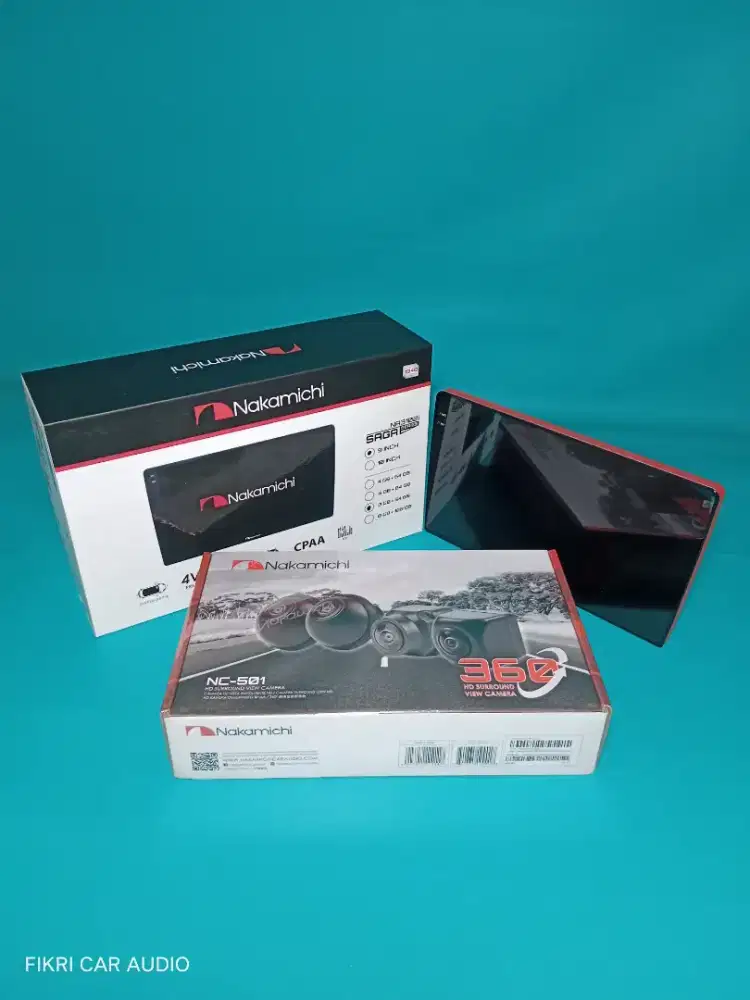 PLES PASANG Head unit Android NAKAMICHI NA-3102i 9 8/64 & Camera 360