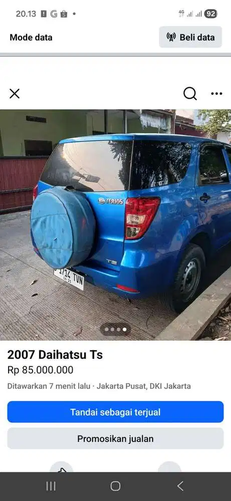 Daihatsu Terios 2007 Bensin