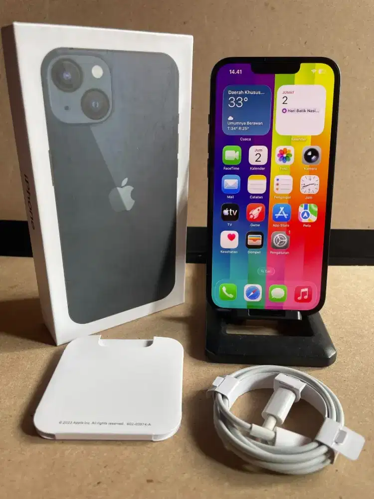 Iphone 13 128gb black inter all operator fulset mulus no minus