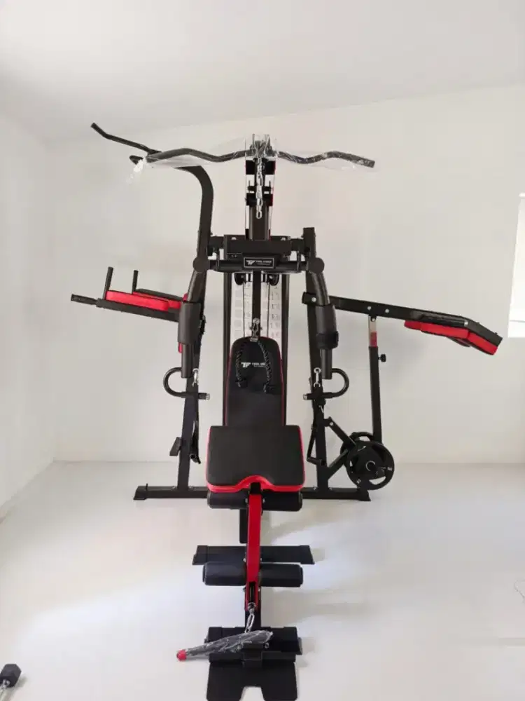 Alat fitness rumahan home gym 3 sisi Squad ready