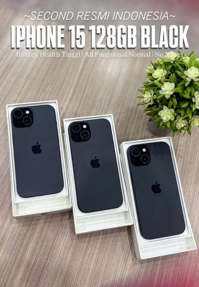 IPhone 15 128 GB Second Resmi Indo