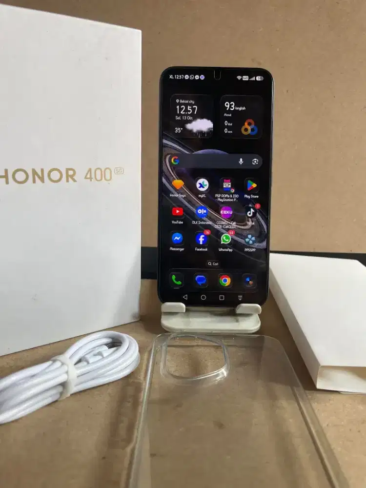 Honor 400 5g snapdragon 7 gen 3 ram12/512gb fulset mulus normal semua