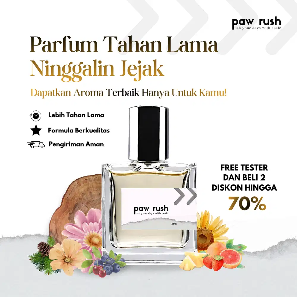 PawRush Parfum Unisex Tahan Lama Inspired 30ml - Minyak Wangi EDP