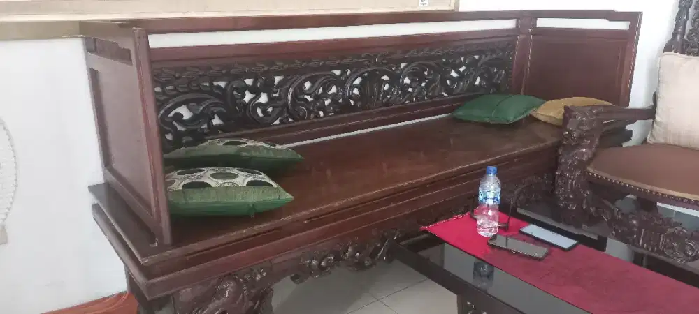 Kursi bale panjang jati
