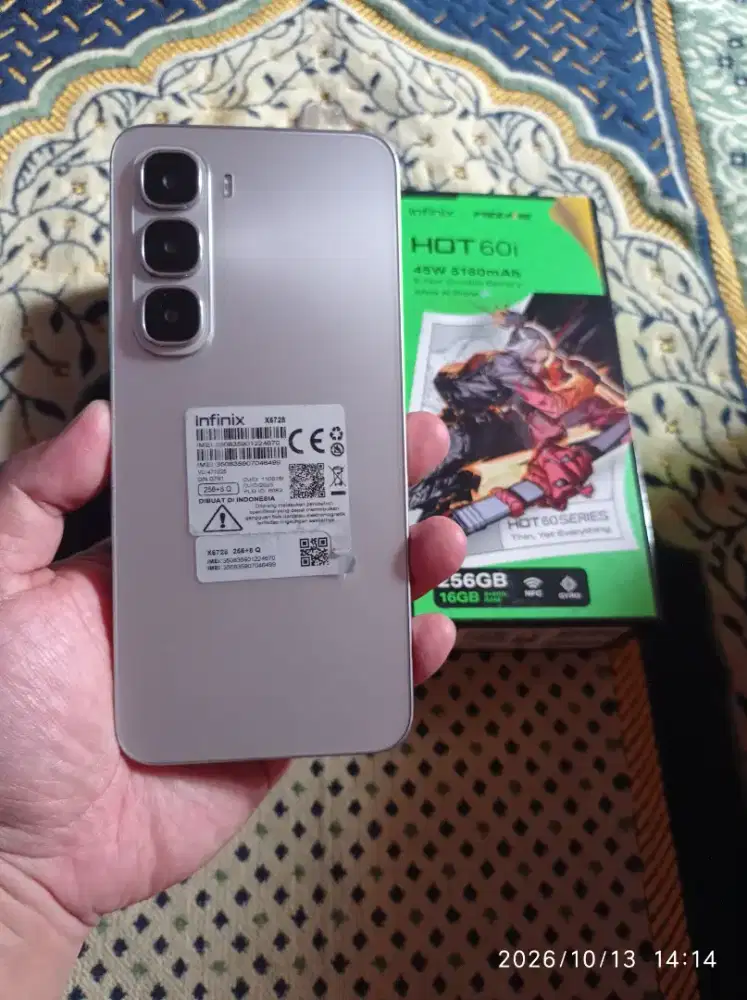 BISMILLAH INFINIX HOT 60i RAM 8/256 FULSET