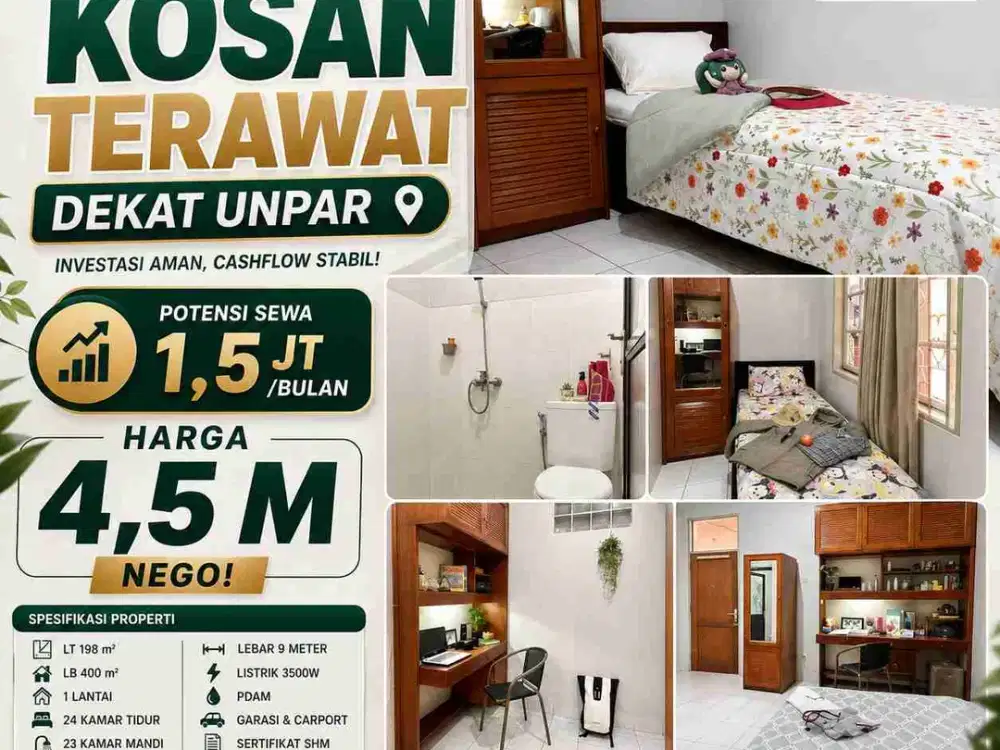 JUAL KOSAN TERAWAT DEKAT UNPAR