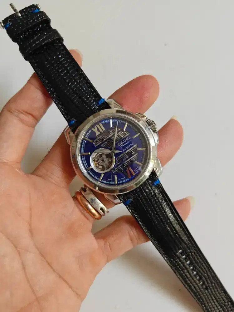 Seiko Premier SSA399J1 Automatic Skeleton open heart original bekas