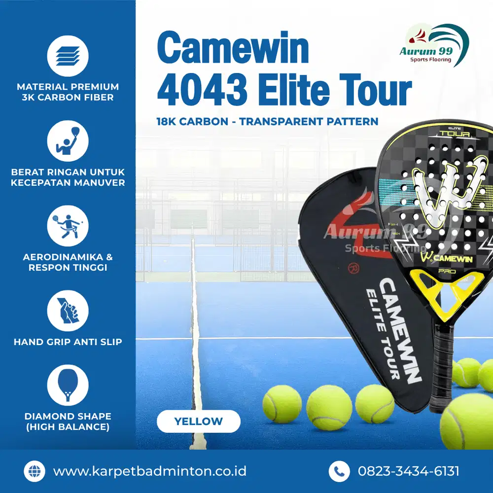 Camewin 4043 Padel Raket - Racket Paddle Tennis | Padel Racket Unisex