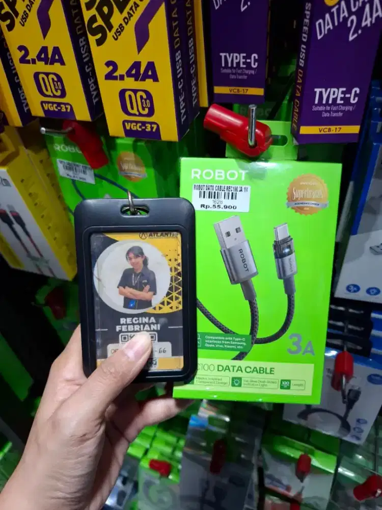 ROBOT DATA CABLE REC100 3A 1M | ATLANTIS DAHSYAT