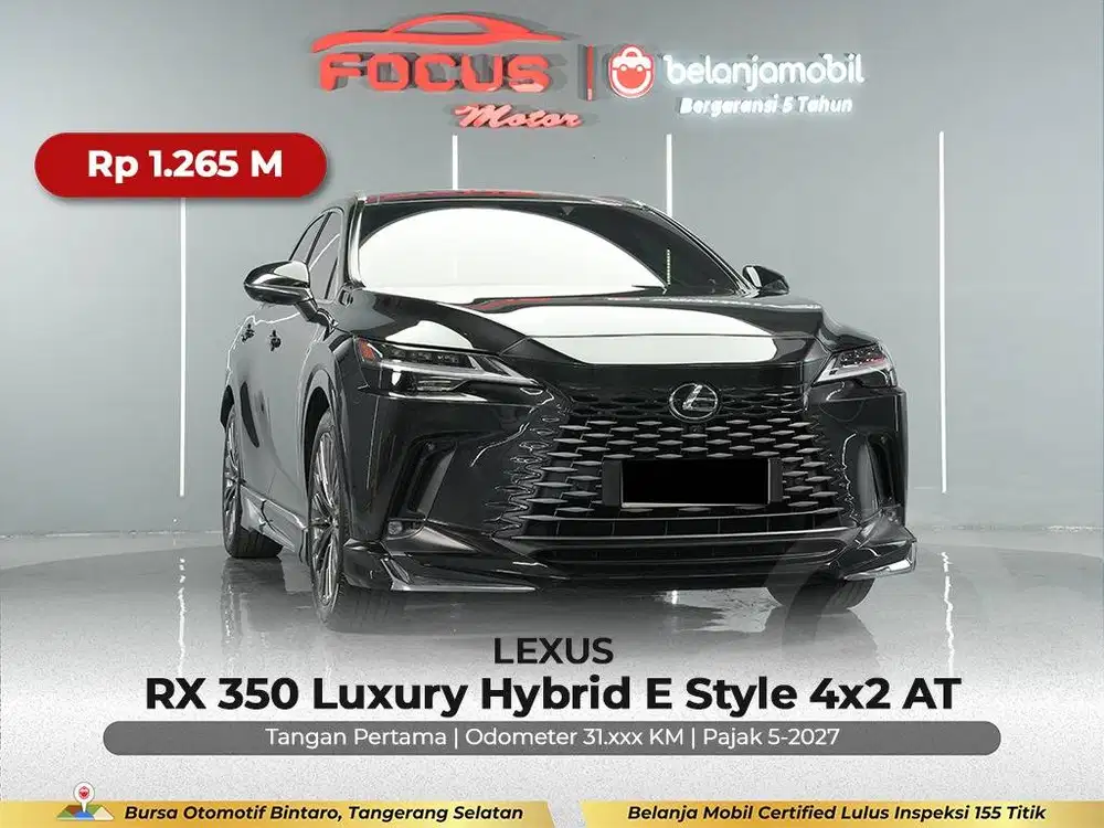 [ E STYLE ORIGINAL ] Lexus RX350 RX 350 Luxury Hybrid 2022/2023/2024