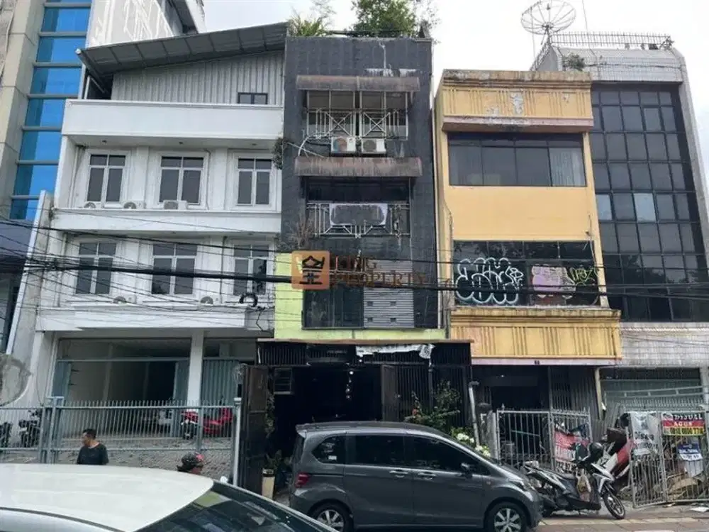 Dijual Ruko 4 Lantai  LB 875 m²  Cideng Jakarta Pusat, Lokasi Premium   Dekat Tanah Abang & Monas