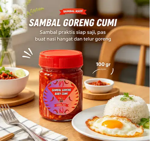 Sambal Goreng Cumi ukuran 100 gr