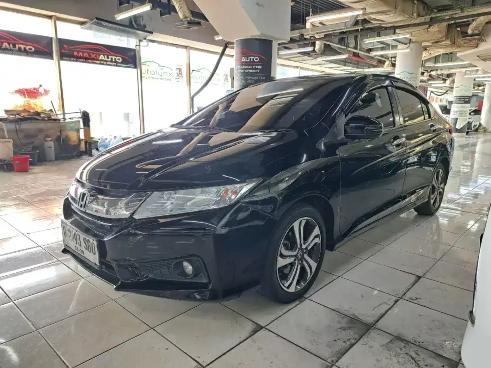 Honda City E 1.5 At Matic Automatic 2014 Hitam Siap Pakai
