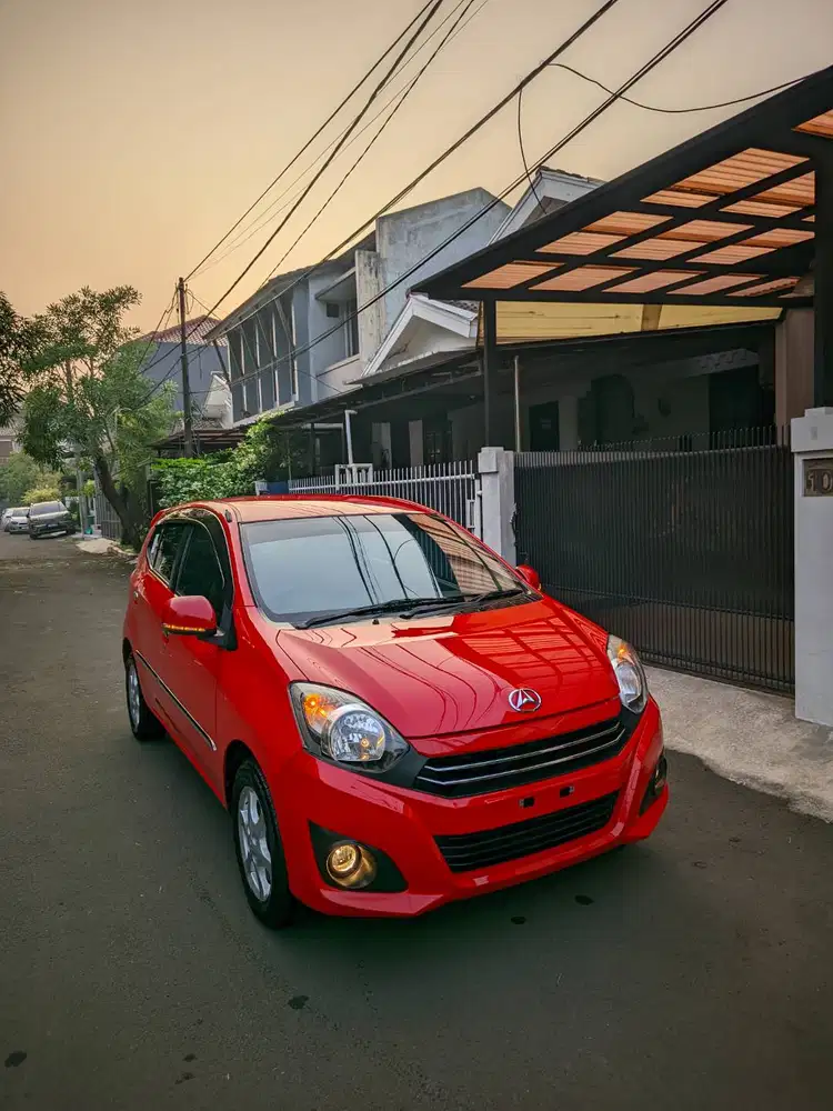 Ayla Facelift X AT LowKm Full record Resmi Original Pajak Panjang
