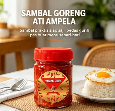 Sambal Ati Ampela ukuran 100 gr