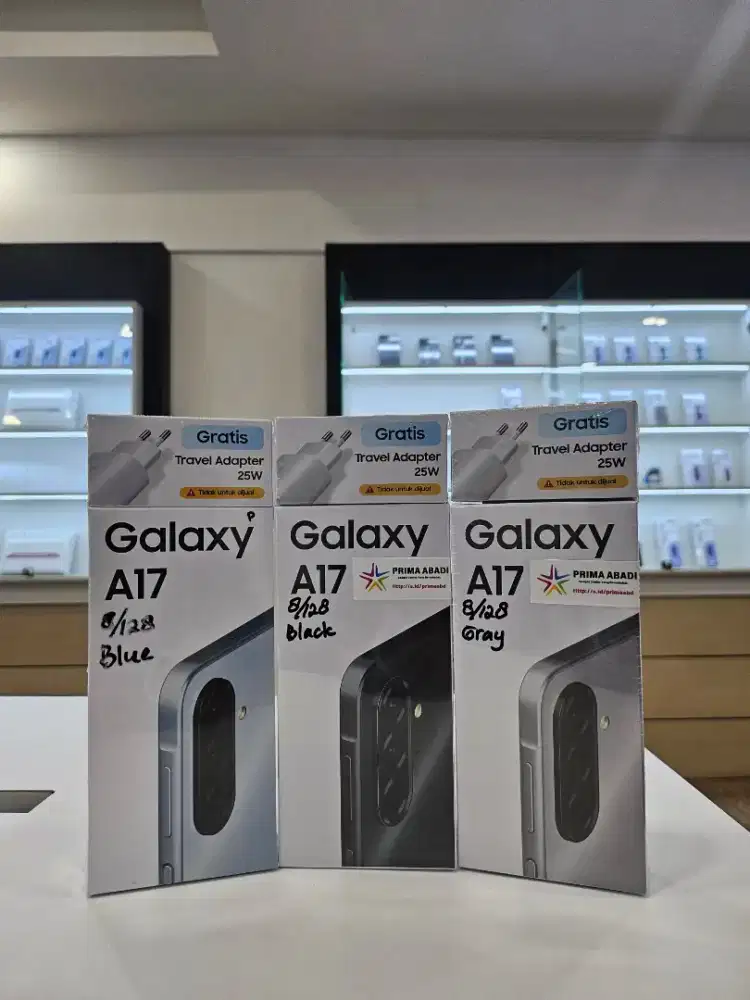 NEW PROMO SAMSUNG GLX A17 8/128GB GARANSI RESMI SEIN 1 TH