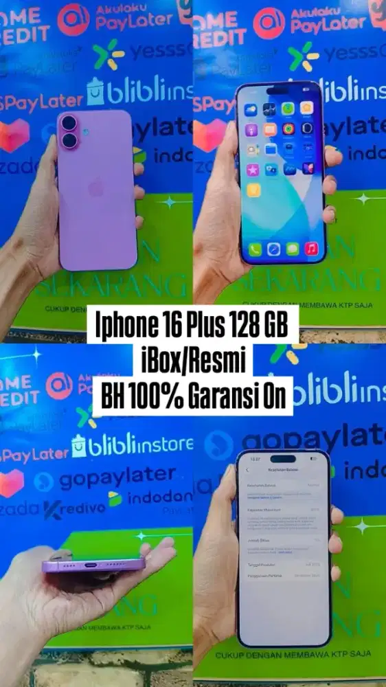 Iphone 16 Plus 128 GB iBox Pink