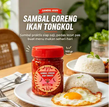 Sambal Ikan Tongkol ukuran 100 gr