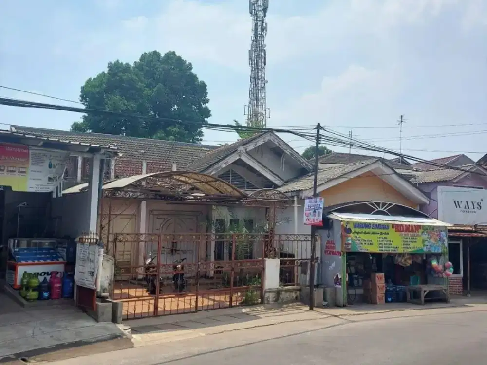 Rumah Tua Hitung Tanah Saja Lokasi Strategis Cocok untuk Buka Usaha di Jatibening Bekasi