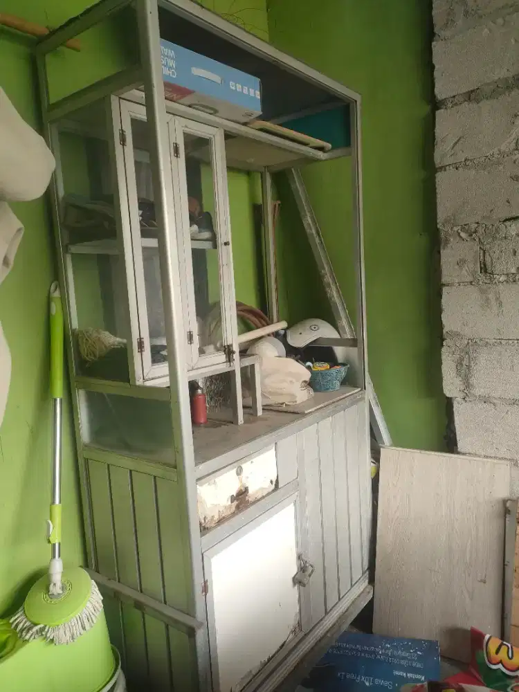 Gerobak etalase bakso mie ayam