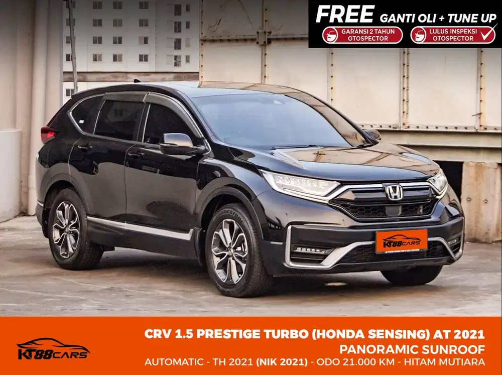 Record HONDA CRV PRESTIGE TURBO 1.5 AT (HONDA SENSING) 2021