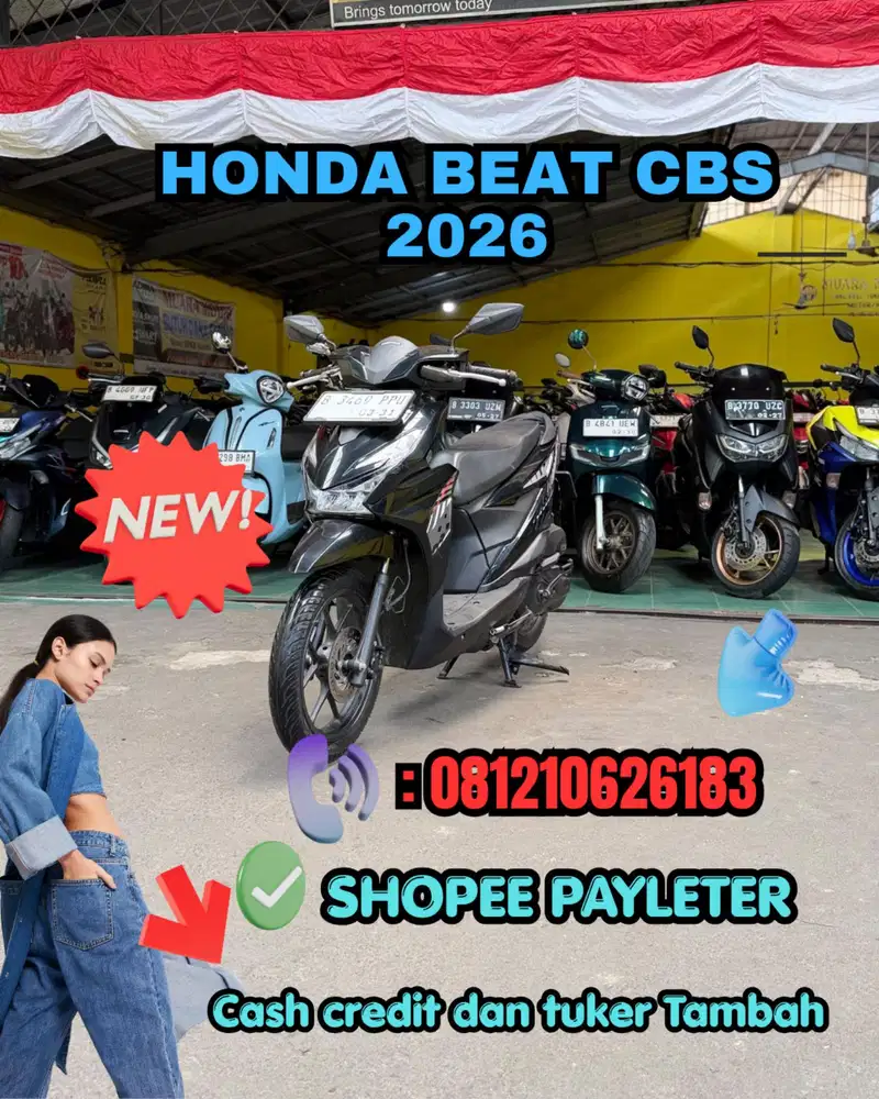 HONDA BEAT CBS 2026 KM RENDAH