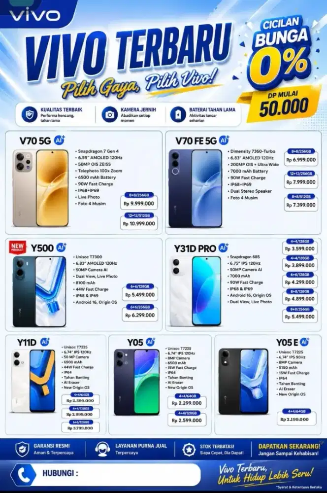 TERSEDIA SEMUA MERK HANDPHONE
