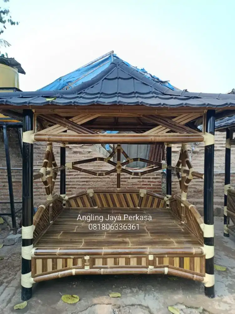 Saung Gazebo Bambu