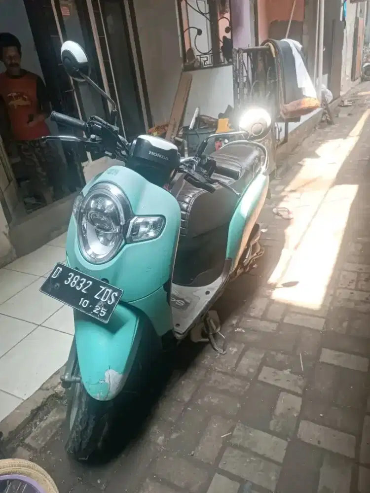 scoopy 2020 pajak of warna asli putih