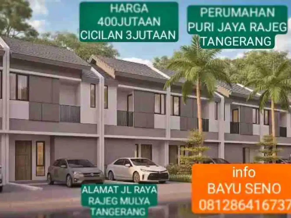 CICILAN 2JUTAAN PURI JAYA RAJEG TANGERANG LOKASI STRATEGIS