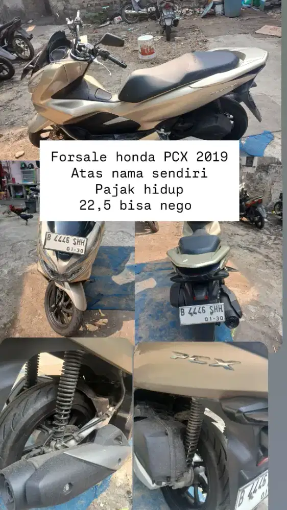 PCX 2019 atas nama sendiri, bisa nego