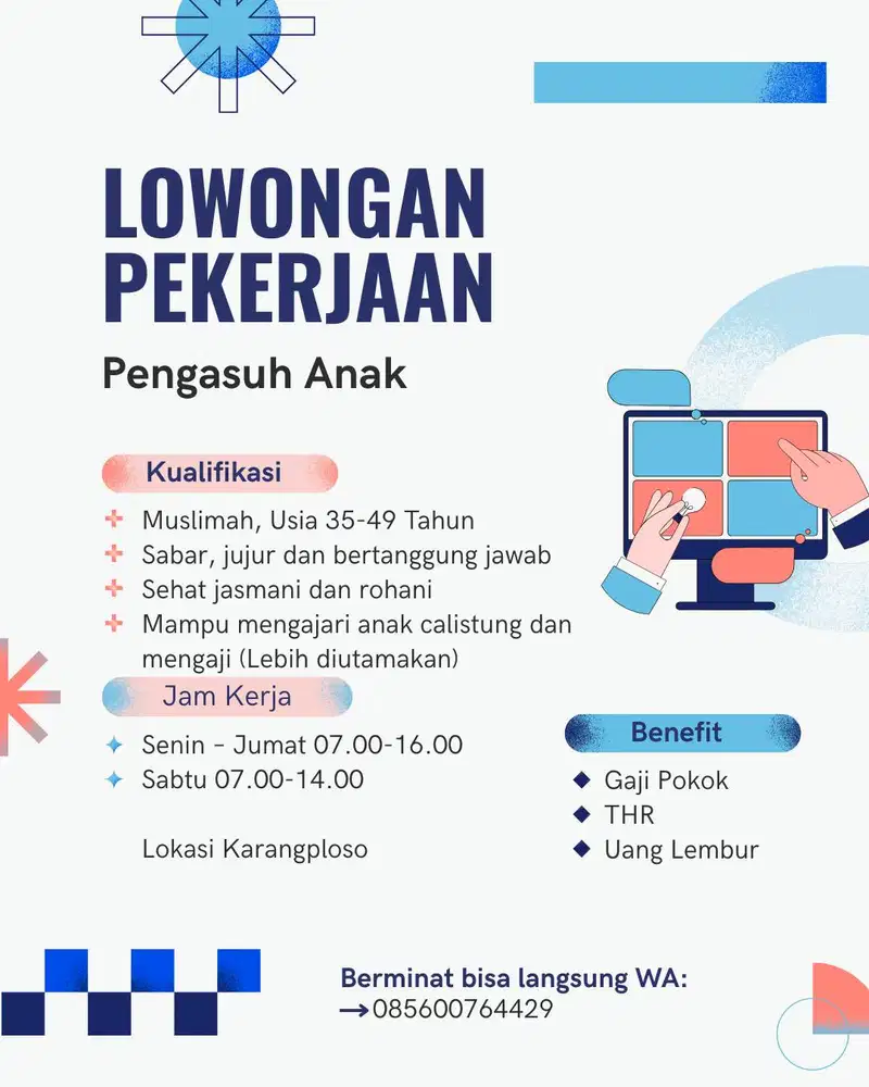 Lowongan Pengasuh Anak