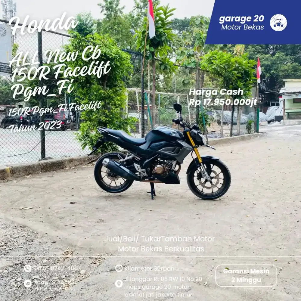 Honda All New Cb 150R Facelift 150cc Pgm_Fi 
 Tahun 2023