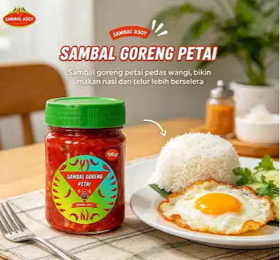 Sambal Goreng Petai ukuran 100 gr